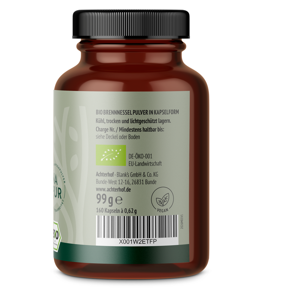 Brennnessel Kapseln Bio (160 Kapseln)