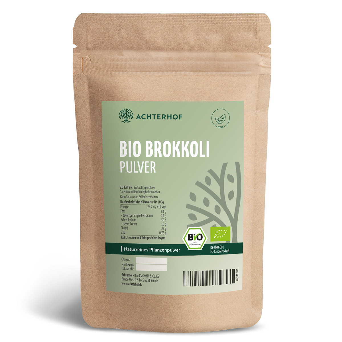 Brokkoli Pulver Bio (100g)