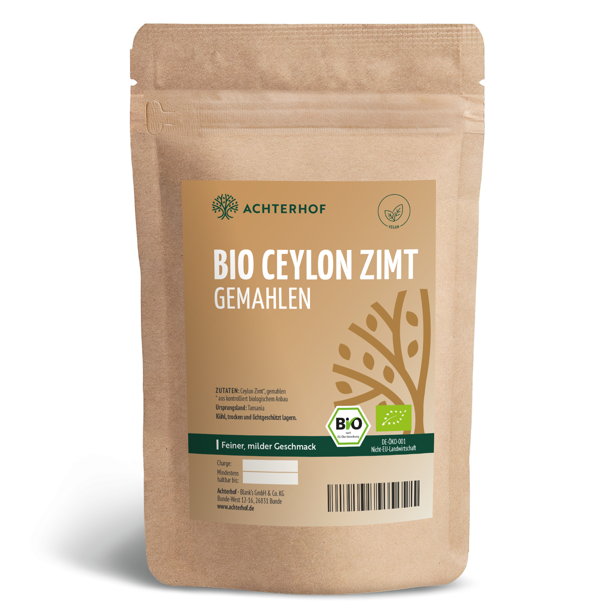 Bio Ceylon Zimt gemahlen (500g)