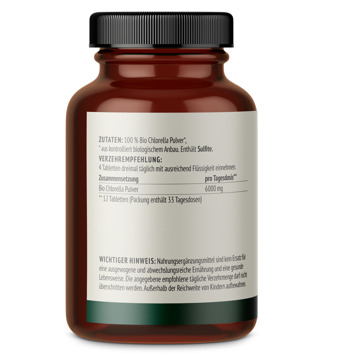 Chlorella & Spirulina Algen Tabletten Bio (400 Tabletten)