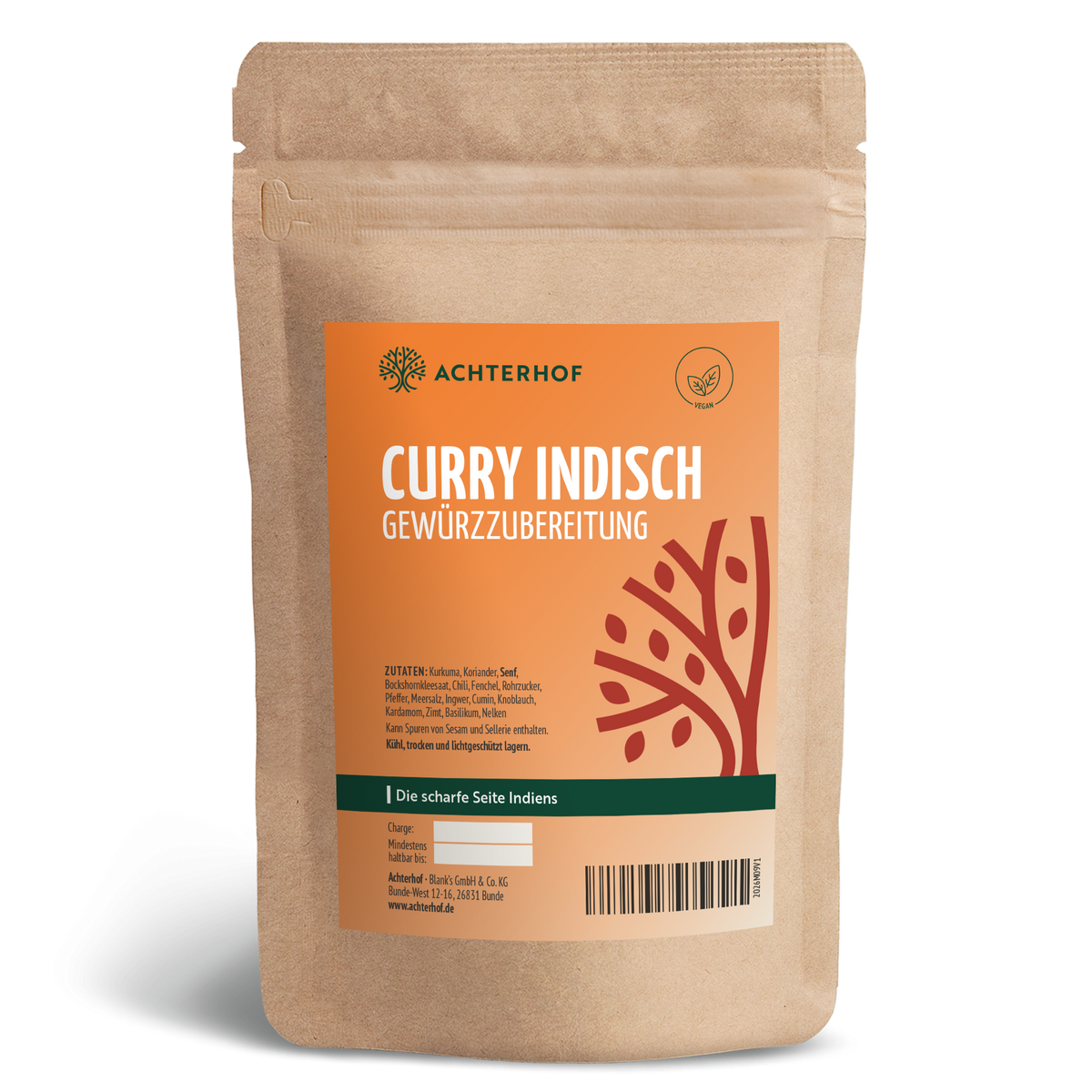 Curry Indisch Gewürzzubereitung (250g)