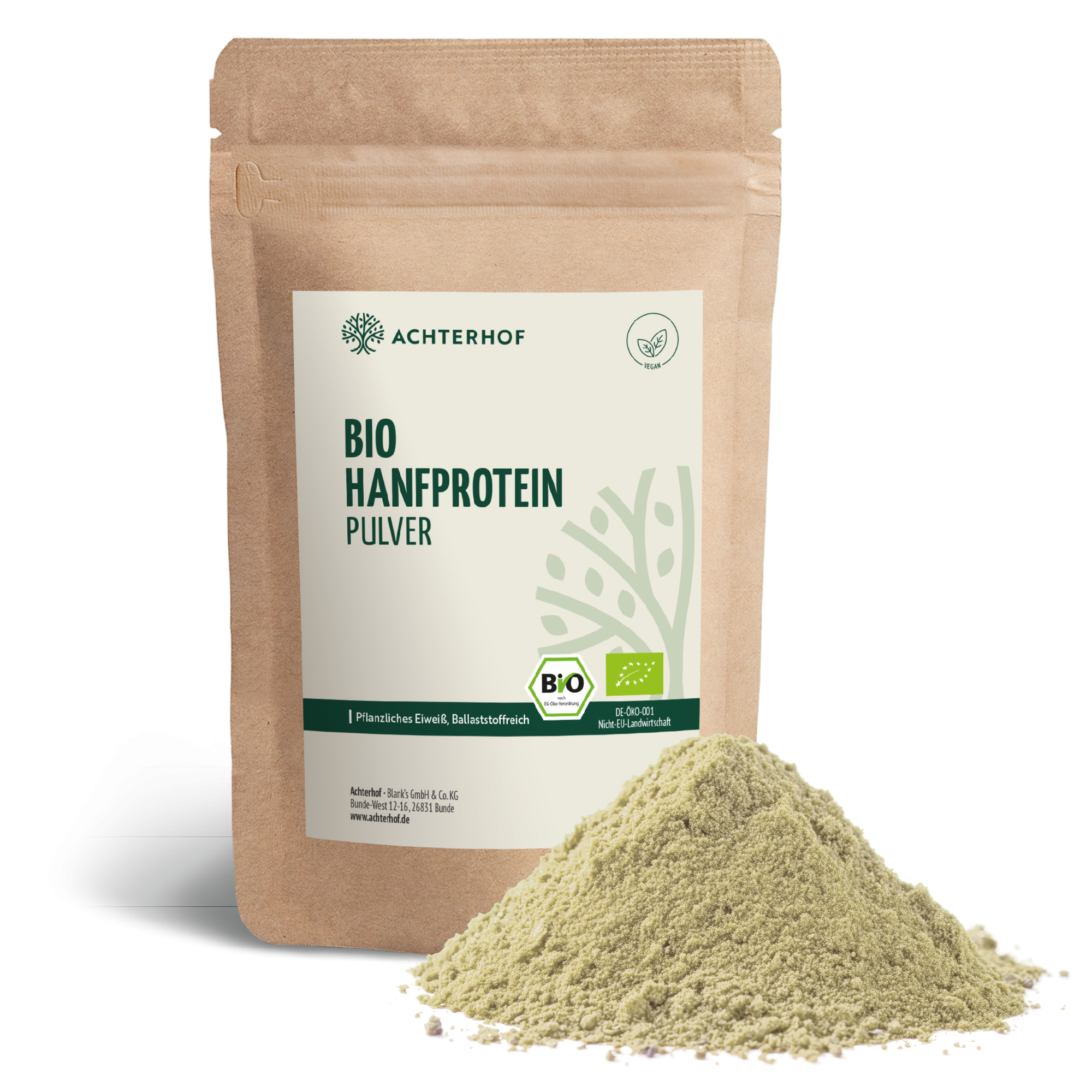 Bio Hanfprotein Pulver (1000g)