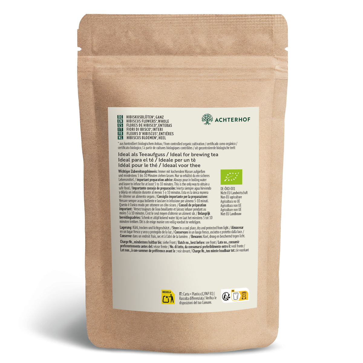 Bio Hibiskusblüten ganz (1000g)