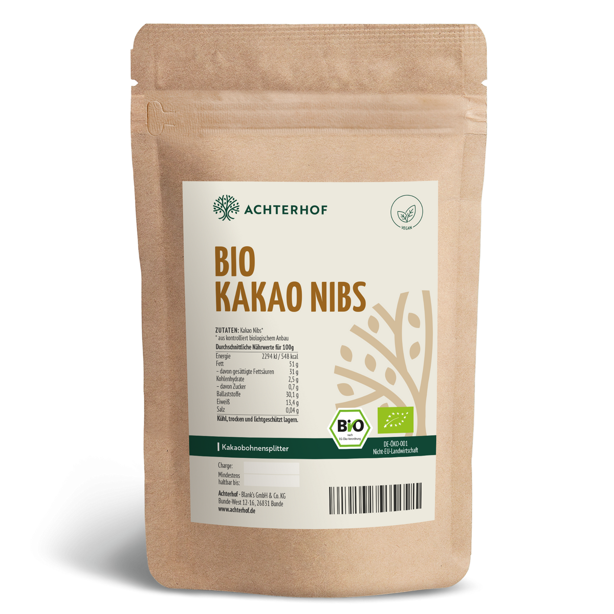 Kakao Nibs Bio (500g)