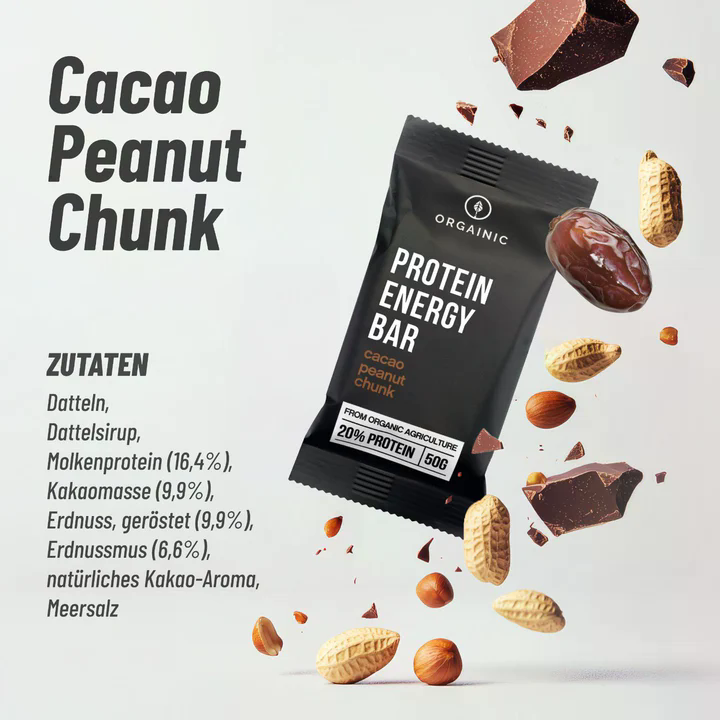 Bio Protein Energy Bars Cacao Peanut (12x50g)