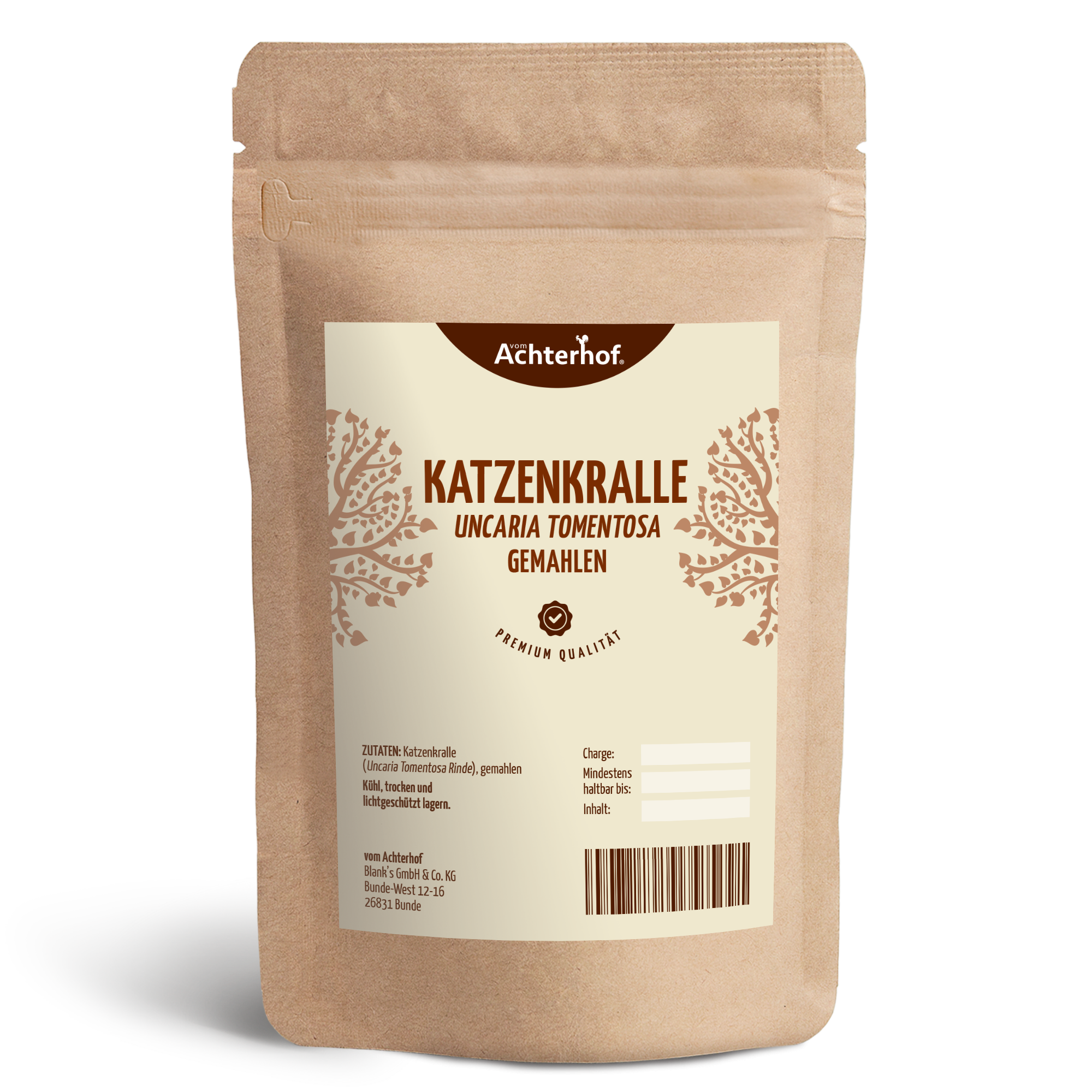 Katzenkralle (Uncaria Tomentosa) gemahlen (100g)