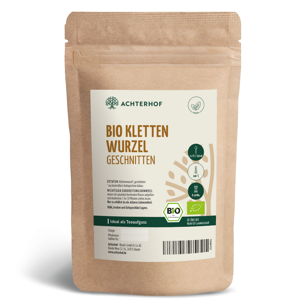 Klettenwurzel geschnitten Bio (100g)