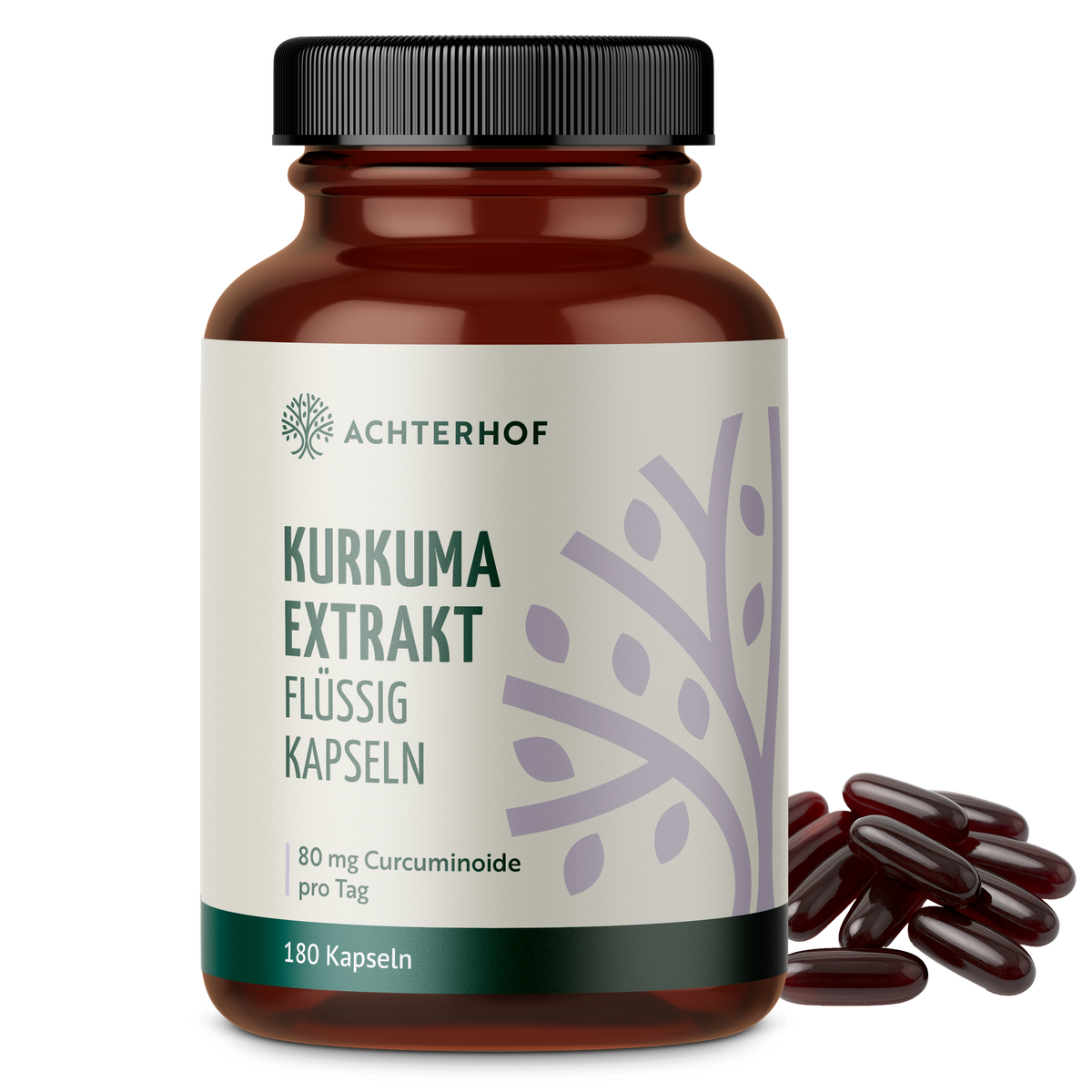 Kurkuma Extrakt Flüssig Kapseln (180 Kapseln)