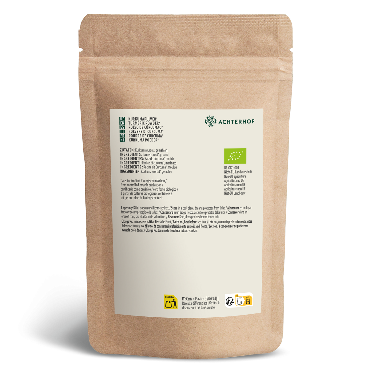 Bio Kurkuma Pulver (250g)