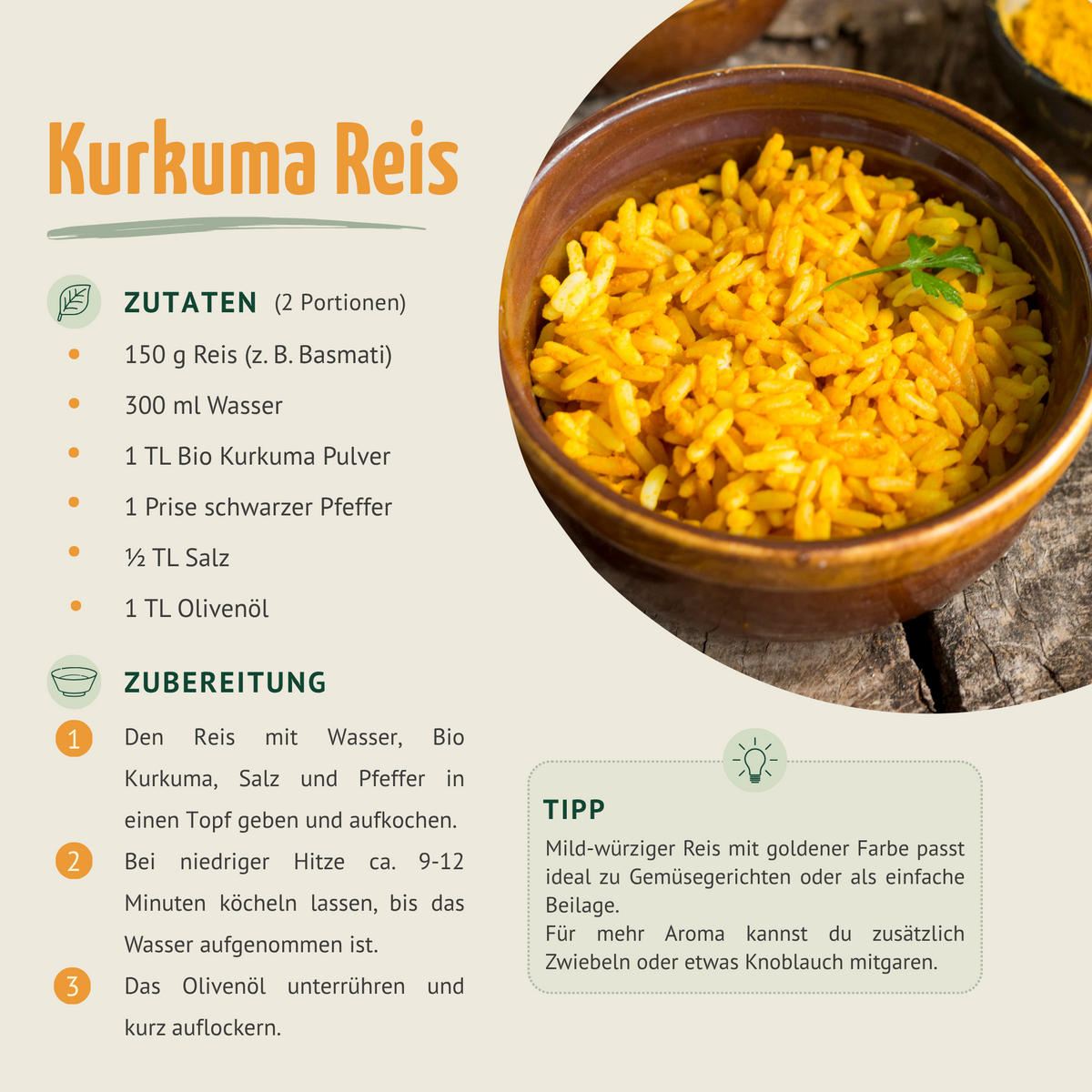 Bio Kurkuma Pulver (250g)