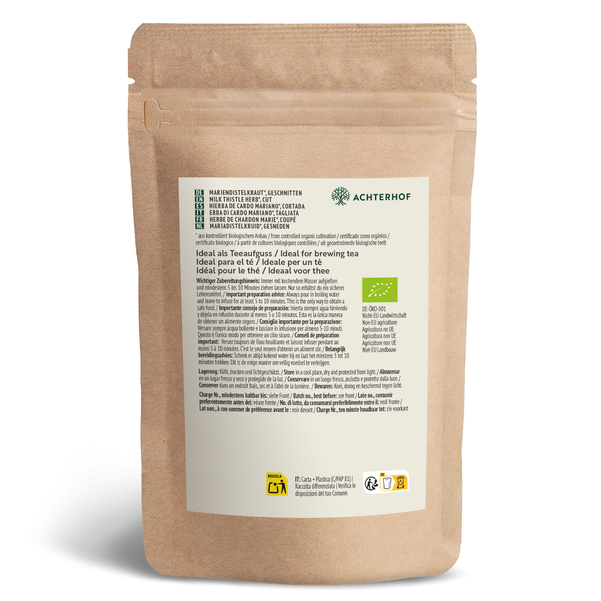 Mariendistelkraut geschnitten Bio (500g)