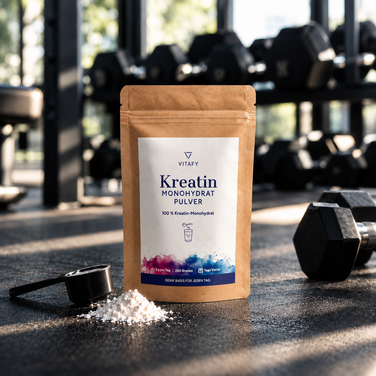 100% Kreatin Monohydrat Pulver (250g)