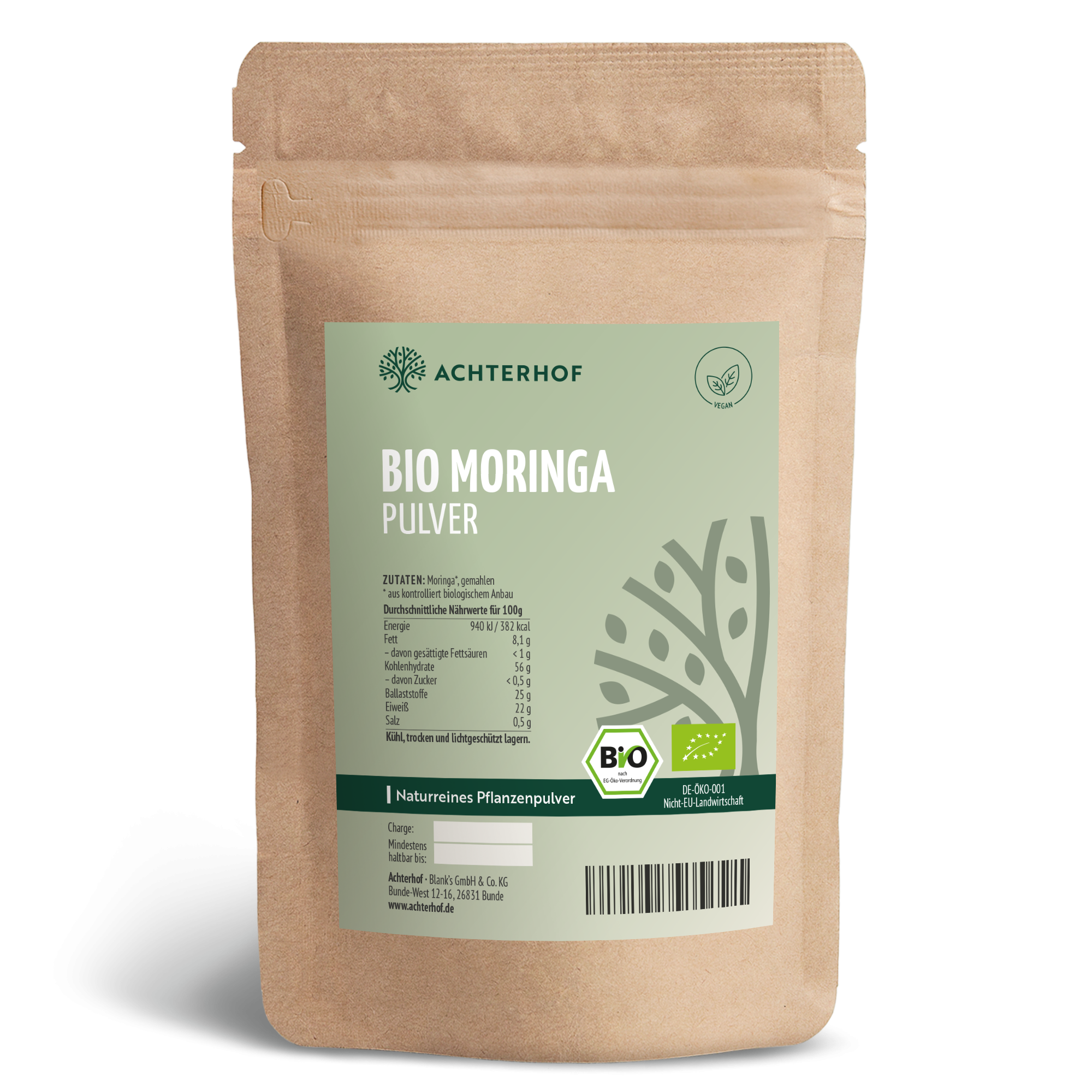 Bio Moringa Pulver (250g)