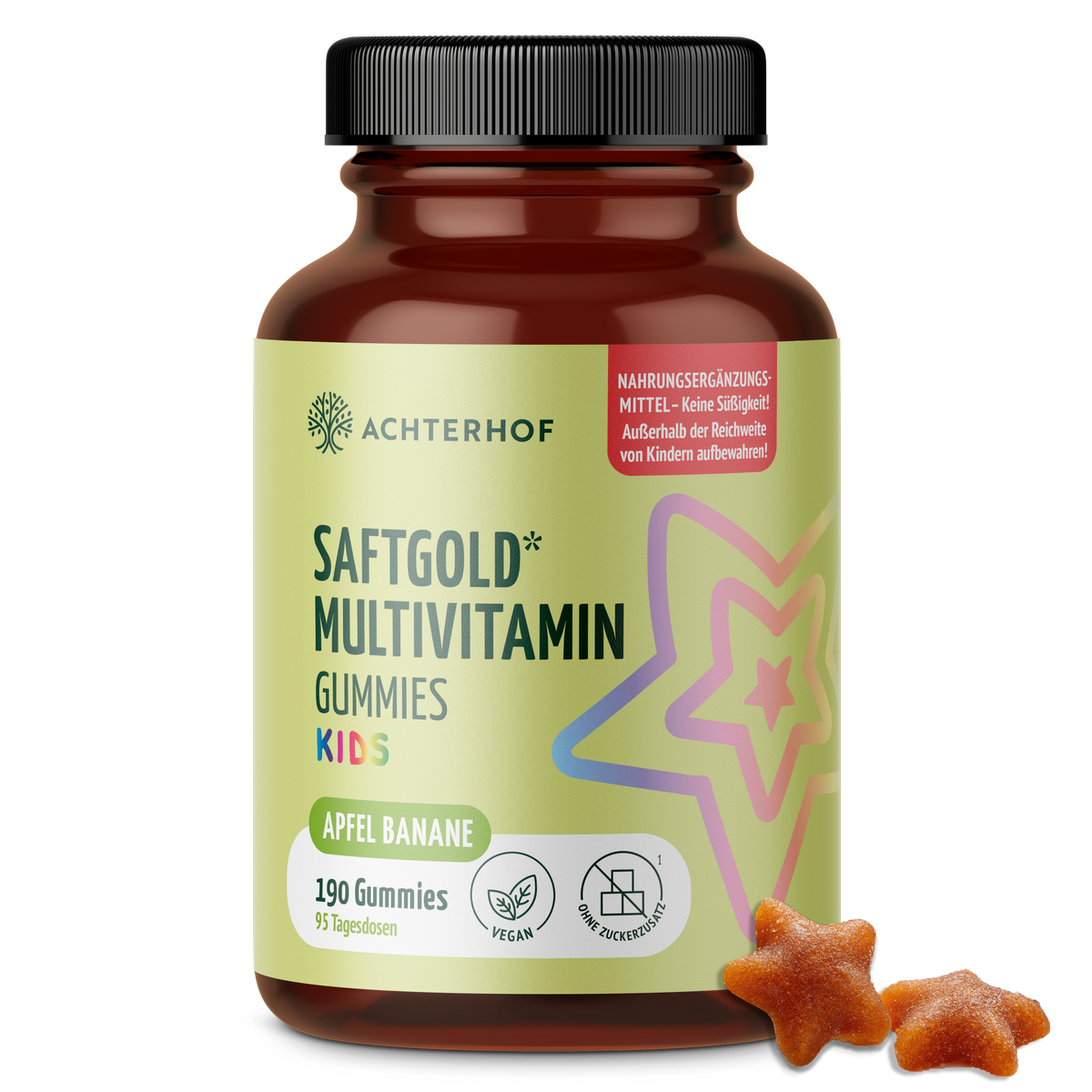 Saftgold Multivitamin Kids Gummies Apfel Banane (190 Stück)