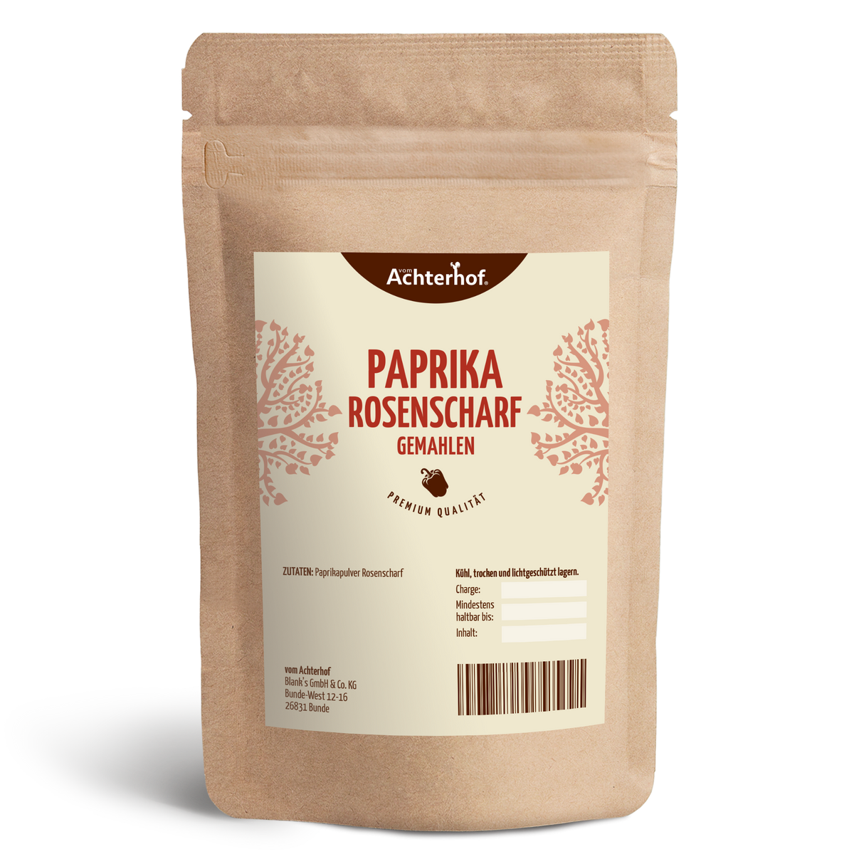 Paprika Rosenscharf gemahlen (100g)
