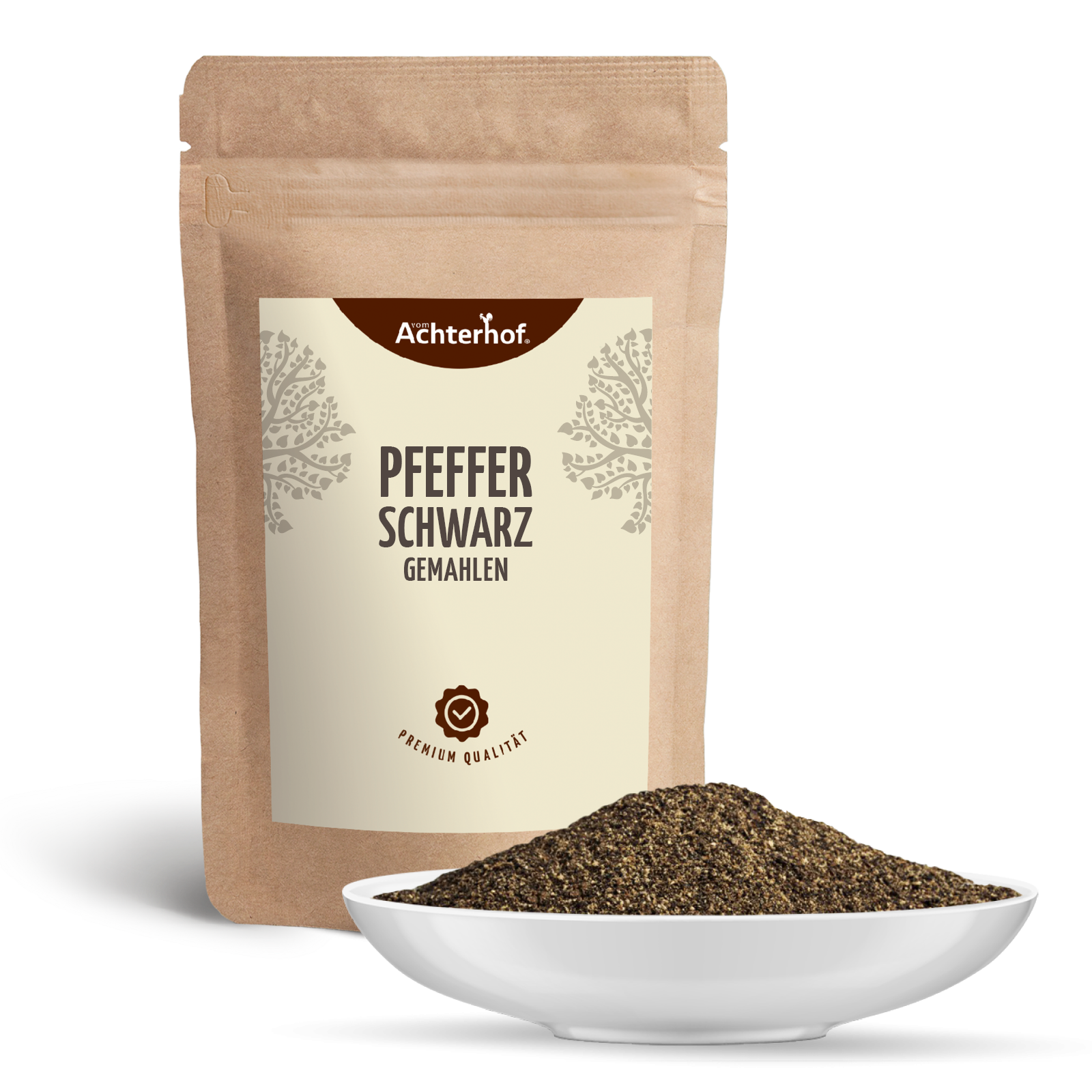 Pfeffer schwarz gemahlen (500g)
