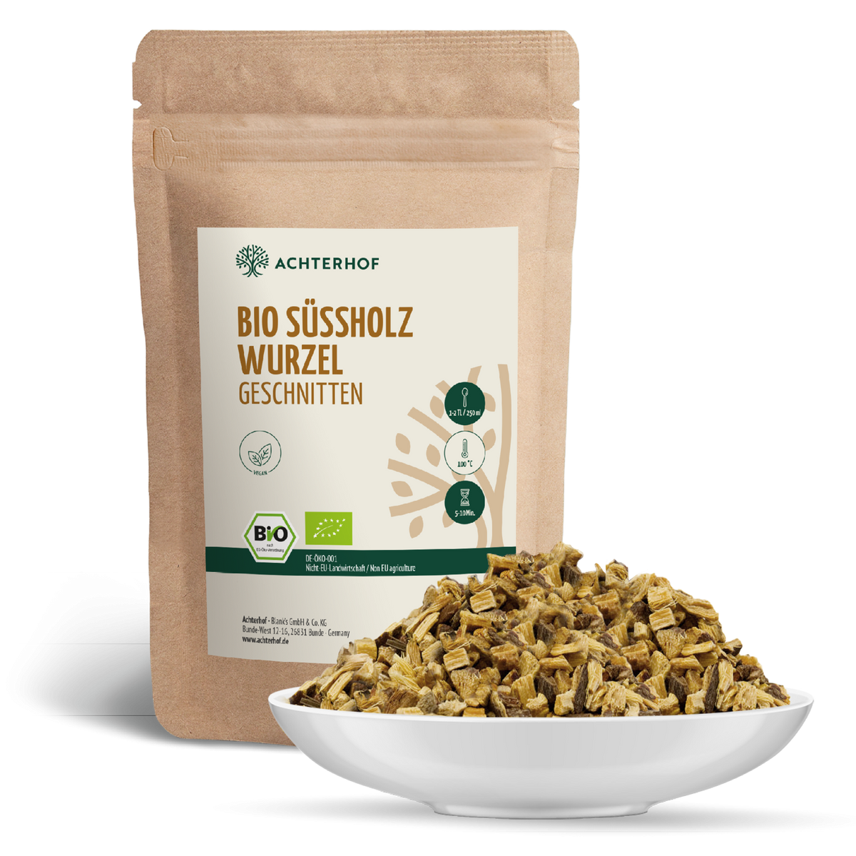 Süßholzwurzel geschnitten Bio (500g)