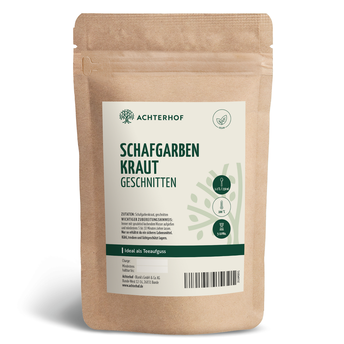Schafgarbenkraut geschnitten (1000g)