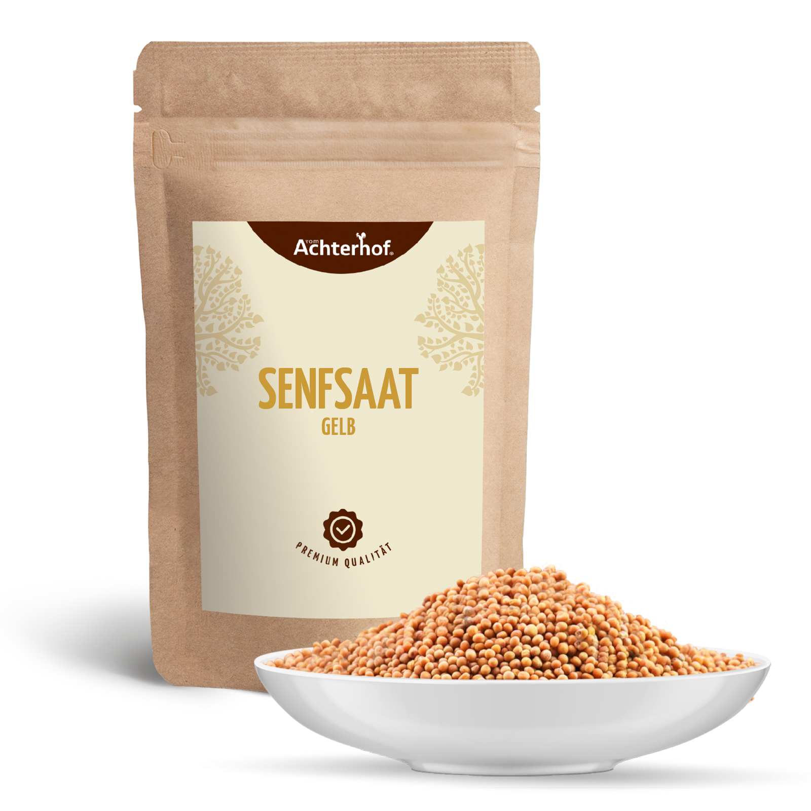 Senfsaat gelb ganz (1000g)
