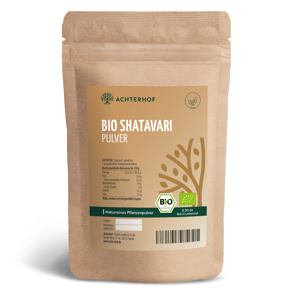 Shatavari Pulver Bio (250g)