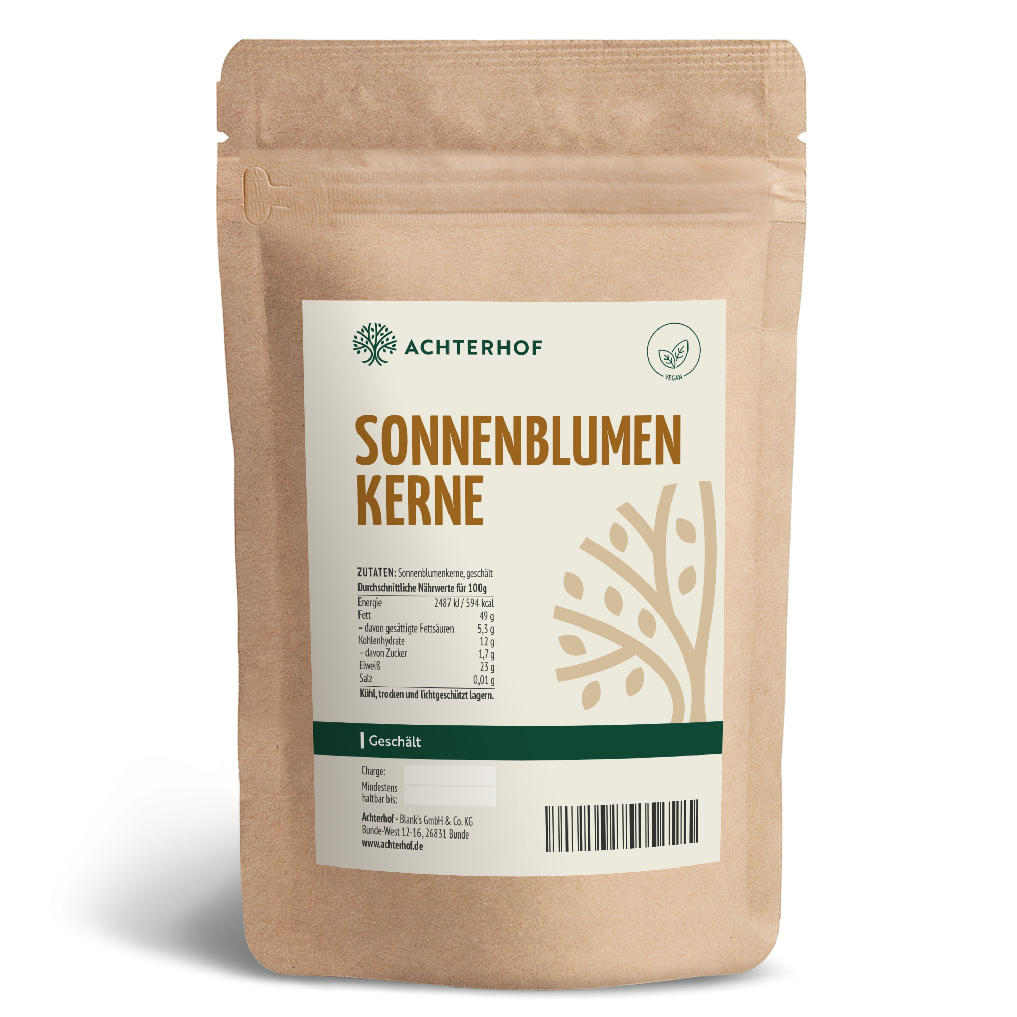 Sonnenblumenkerne geschält (1000g)
