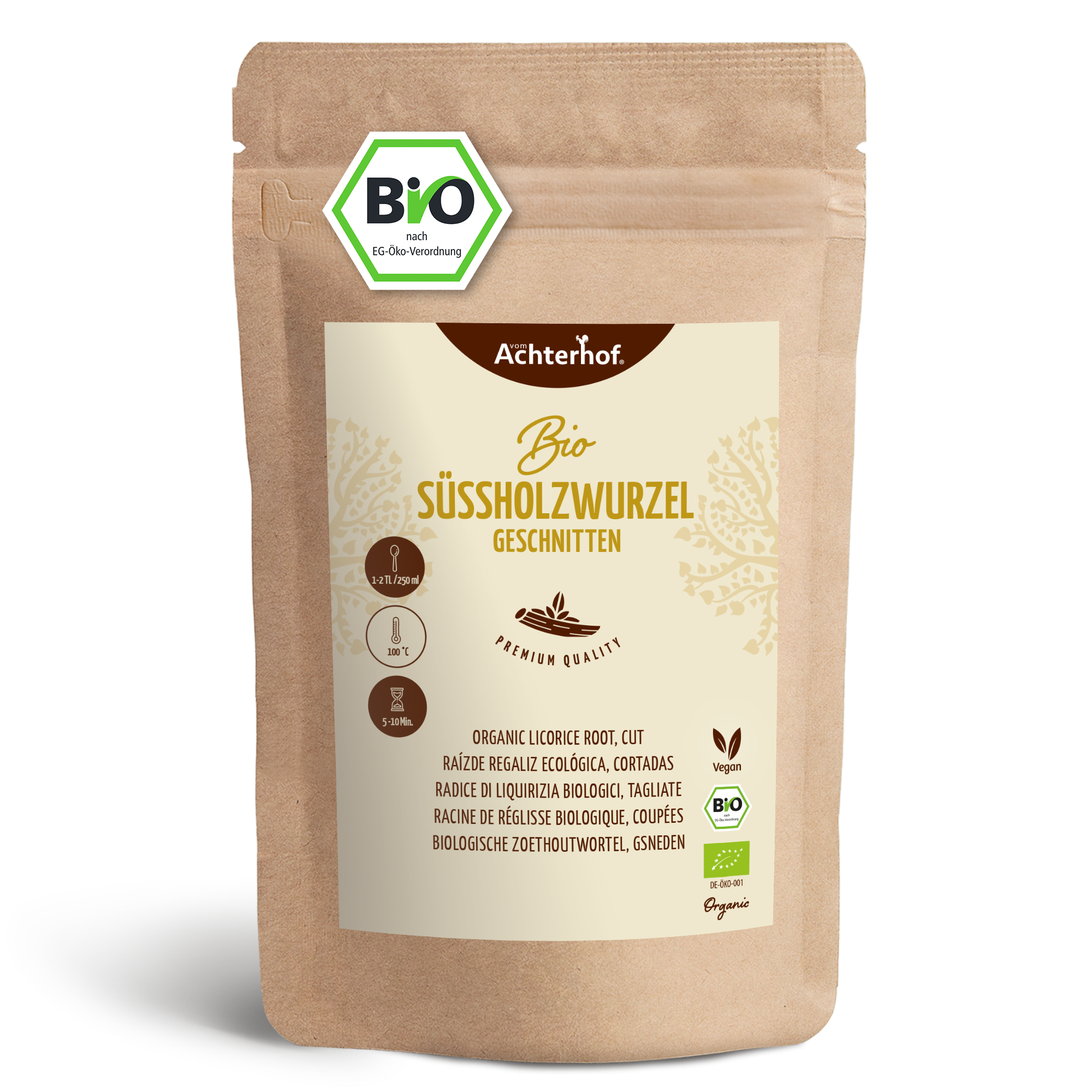 Süßholzwurzel geschnitten Bio (125g)