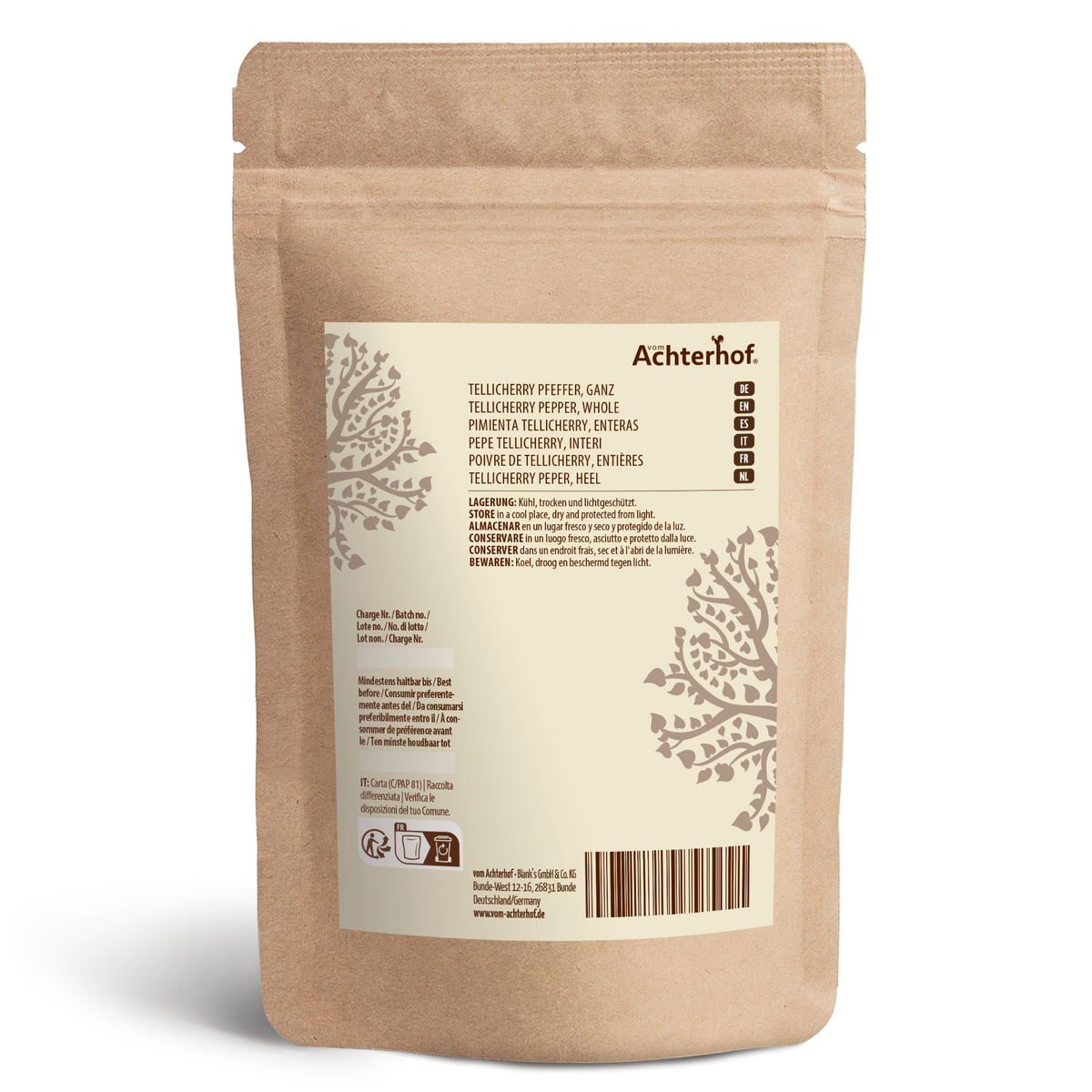 Tellicherry Pfeffer ganz (100g)