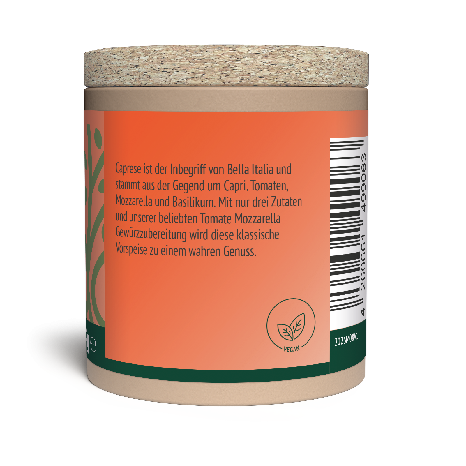 Tomate Mozzarella Gewürzzubereitung Bio (57g)