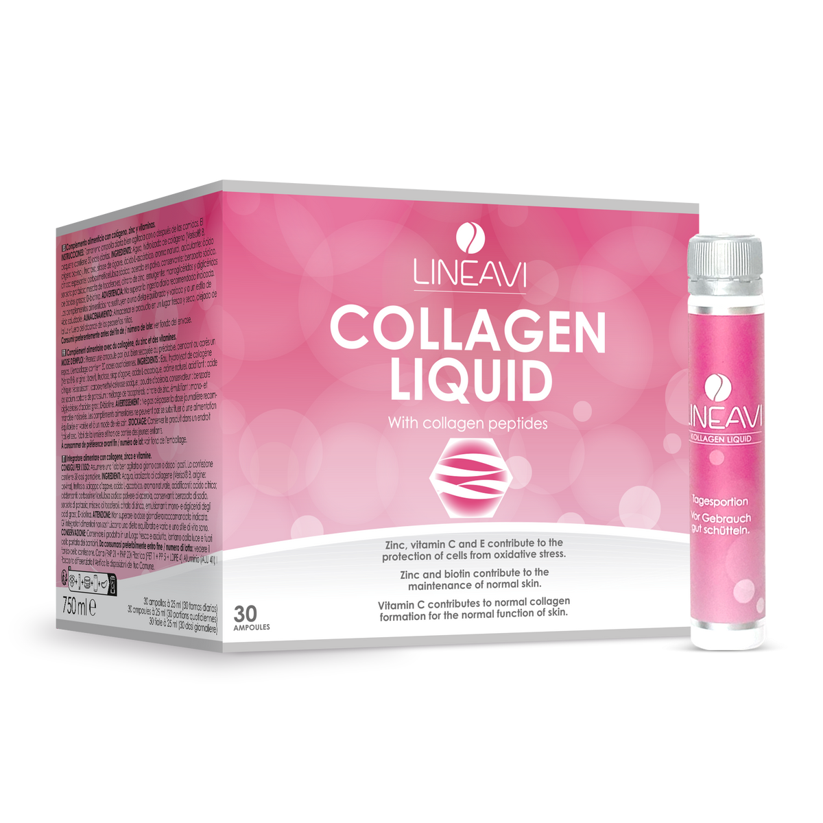 Kollagen Liquid (30x25ml Trinkfläschchen)