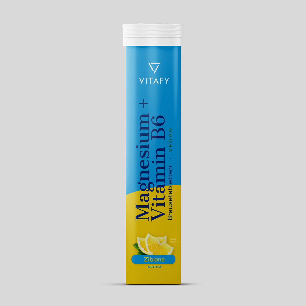 Magnesium + Vitamin B6 - Zitrone (20 Brausetabletten)