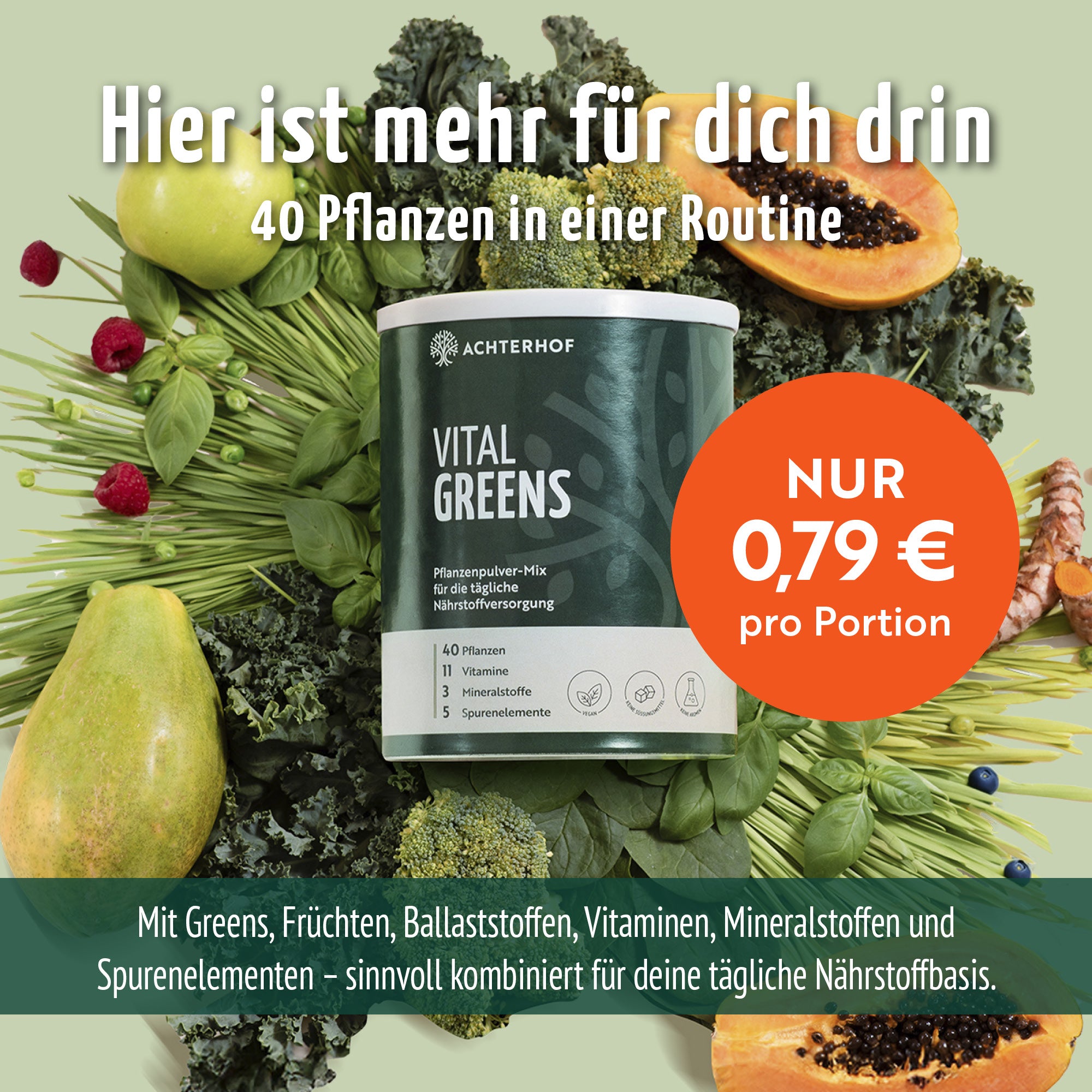 Vital Greens Pulver (400g)