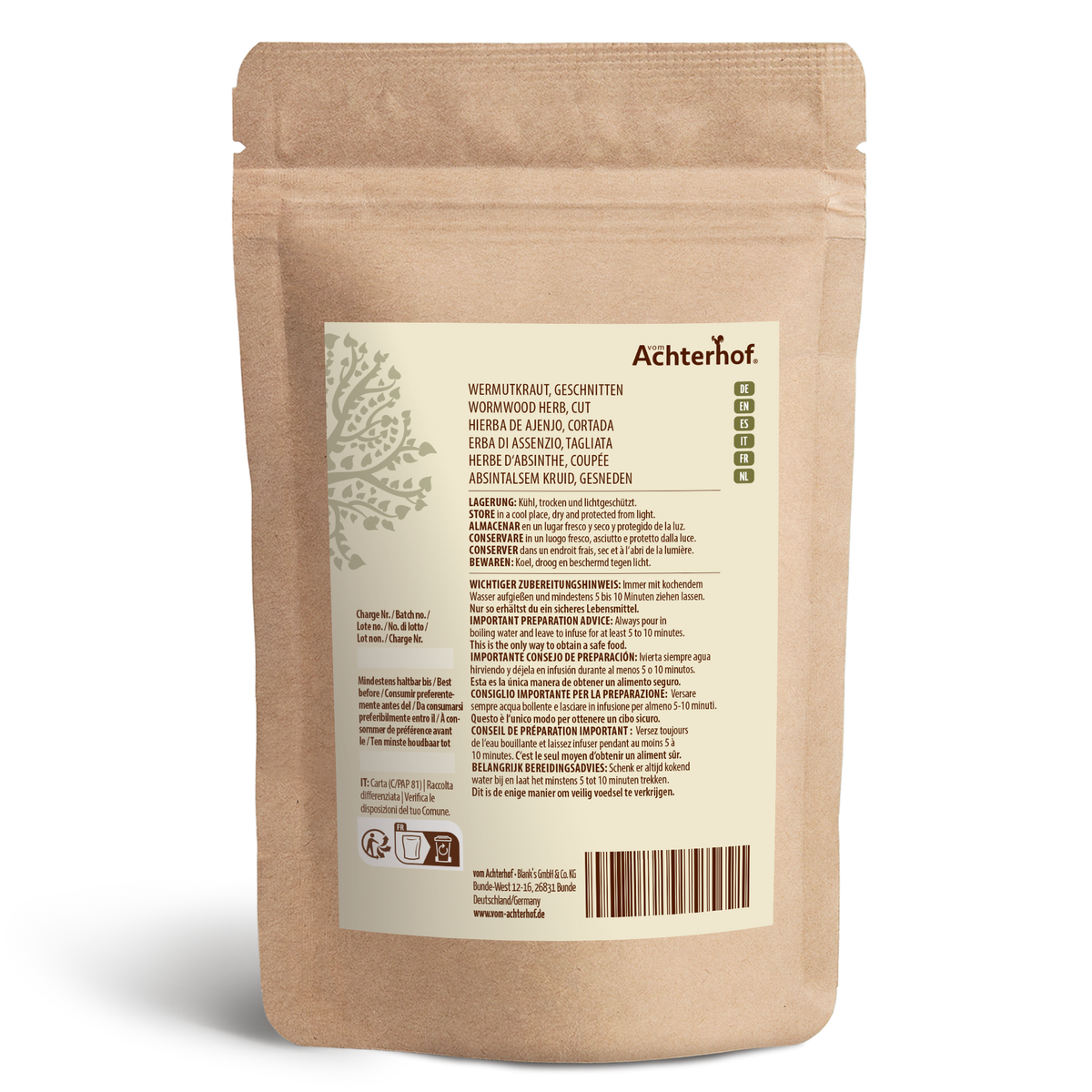 Wermutkraut geschnitten (100g)