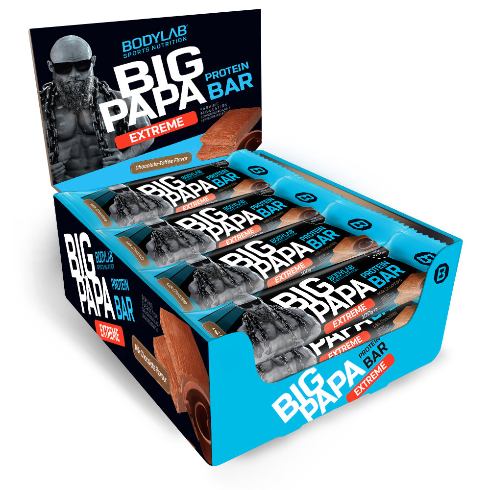 BIG PAPA 50% Protein Bar Extreme (12x100g) Schokolade-Toffee