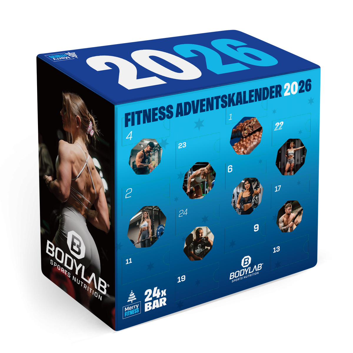 Unser BODYLAB Adventskalender im gemischten Doppelpack