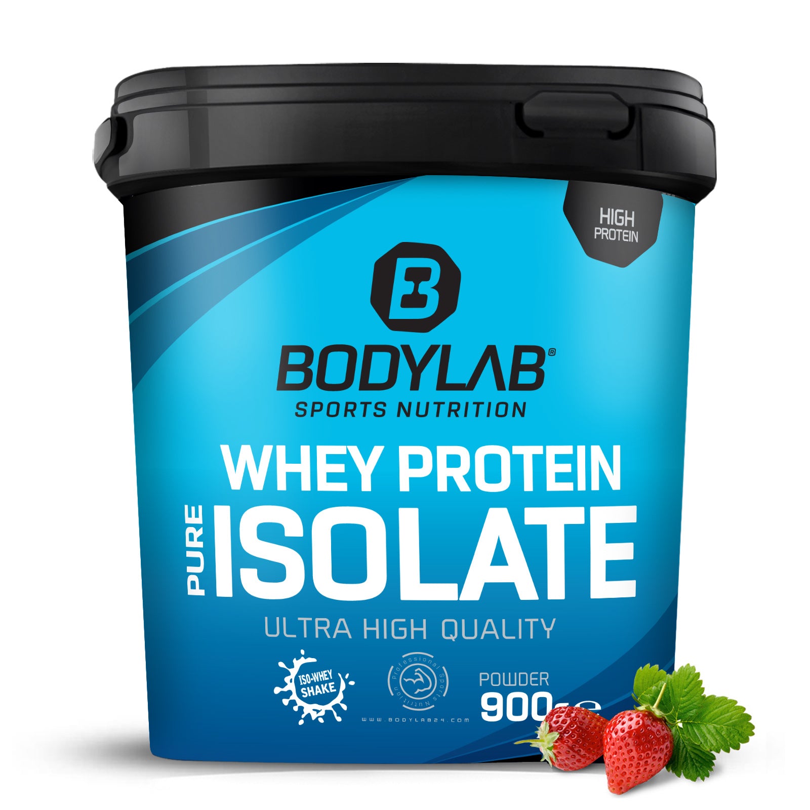 Whey Protein Isolat (900g) Erdbeer