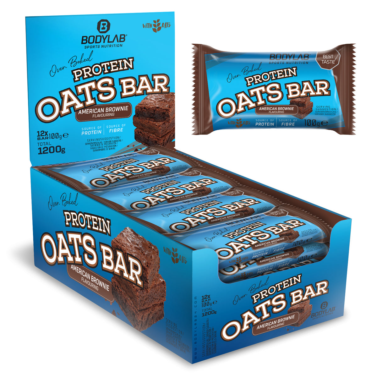 Protein Oats Bar (12x100g) American Brownie