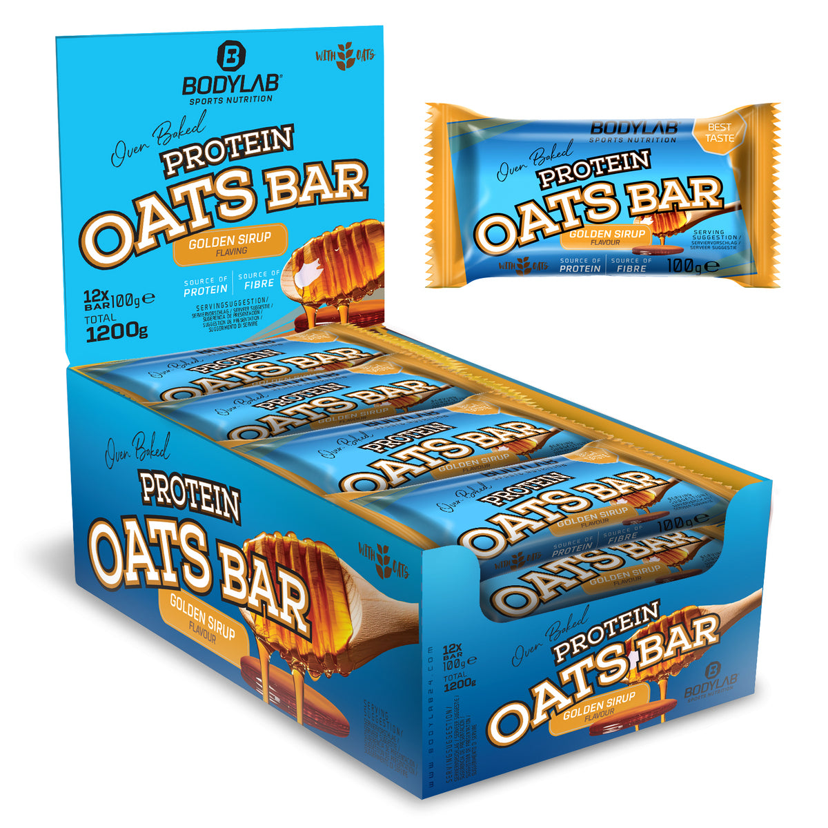 Protein Oats Bar (12x100g) Golden Sirup