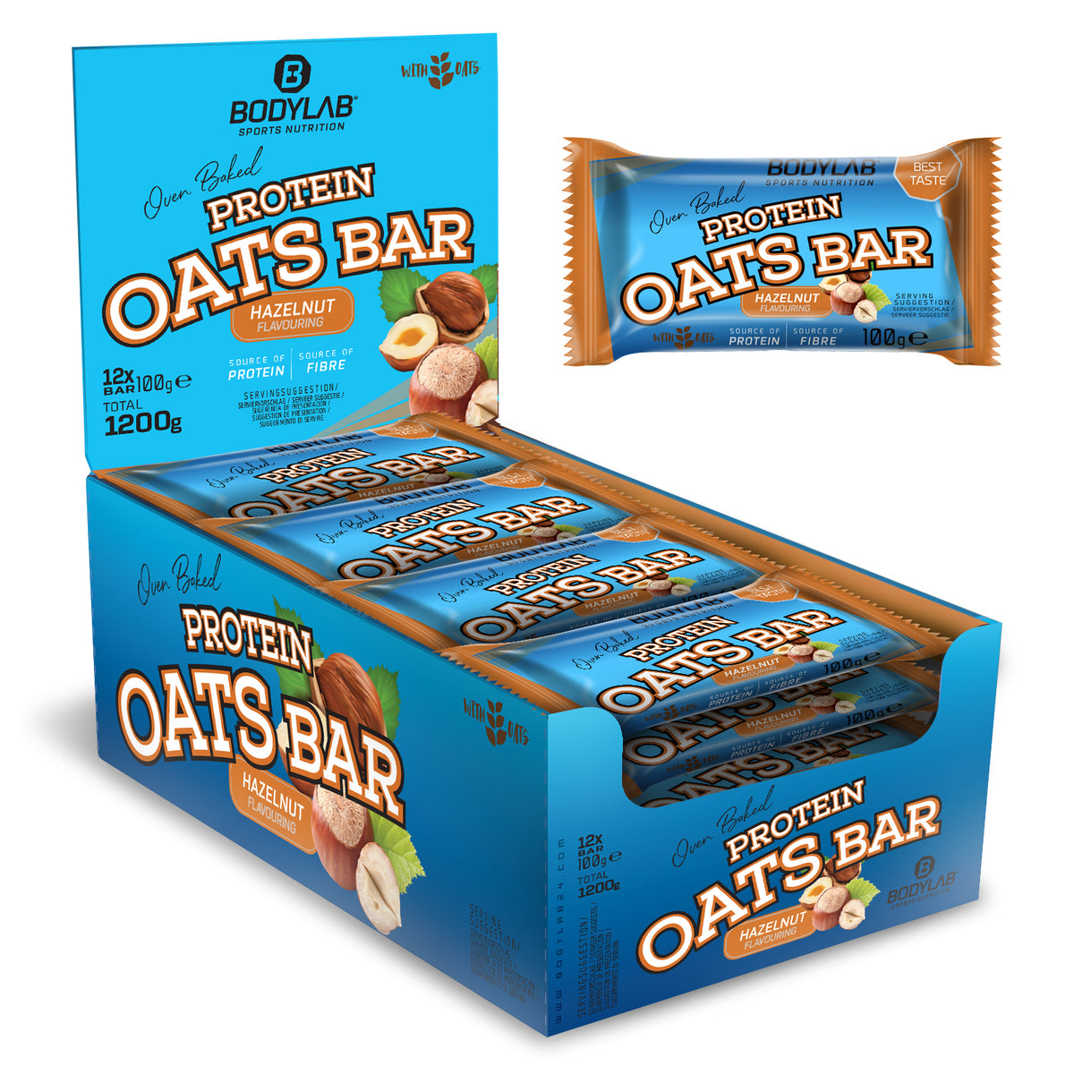 Protein Oats Bar (12x100g) Haselnuss