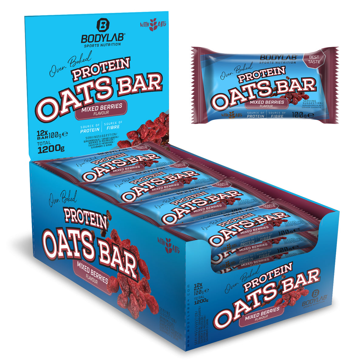 Protein Oats Bar (12x100g) Gemischte Früchte