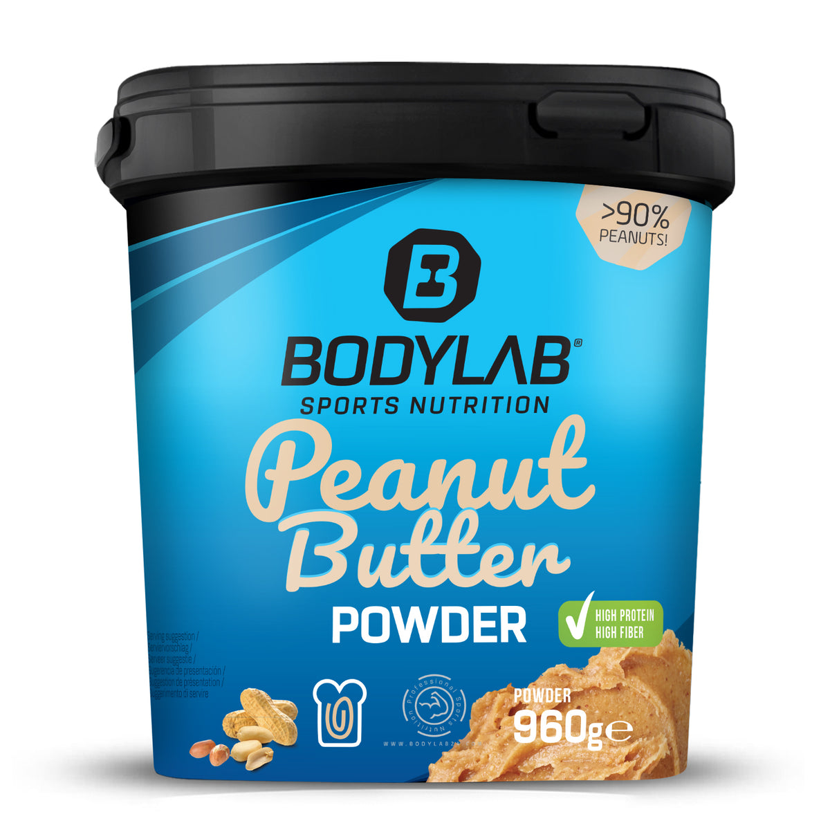 High Protein Peanut Butter Powder (960g) Peanut Natural
