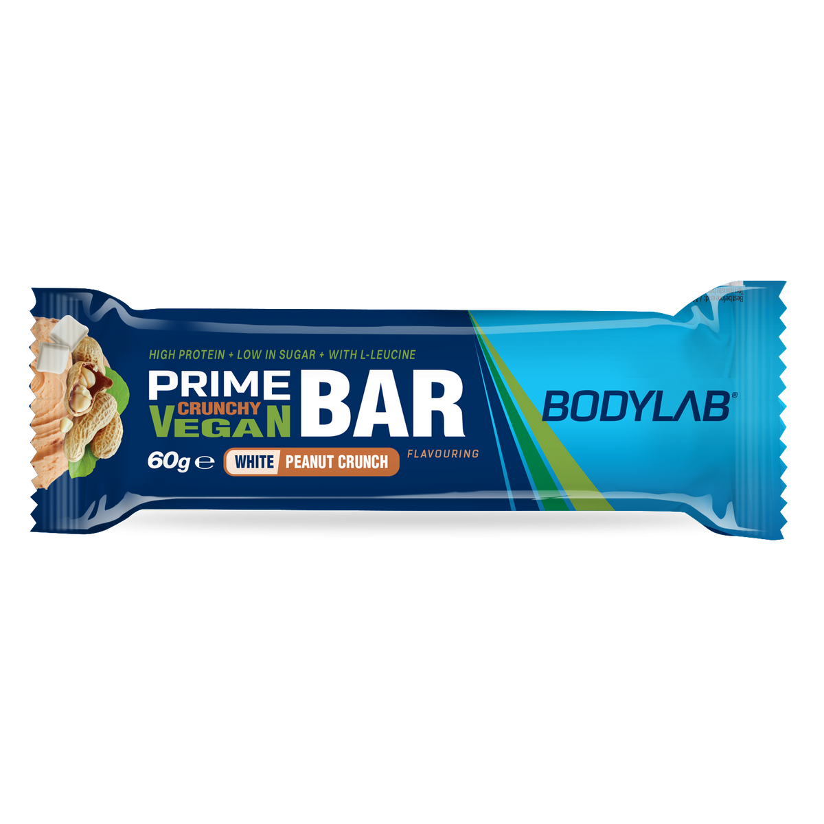 Prime Crunchy Vegan Bar (12x60g) White Peanut Crunch