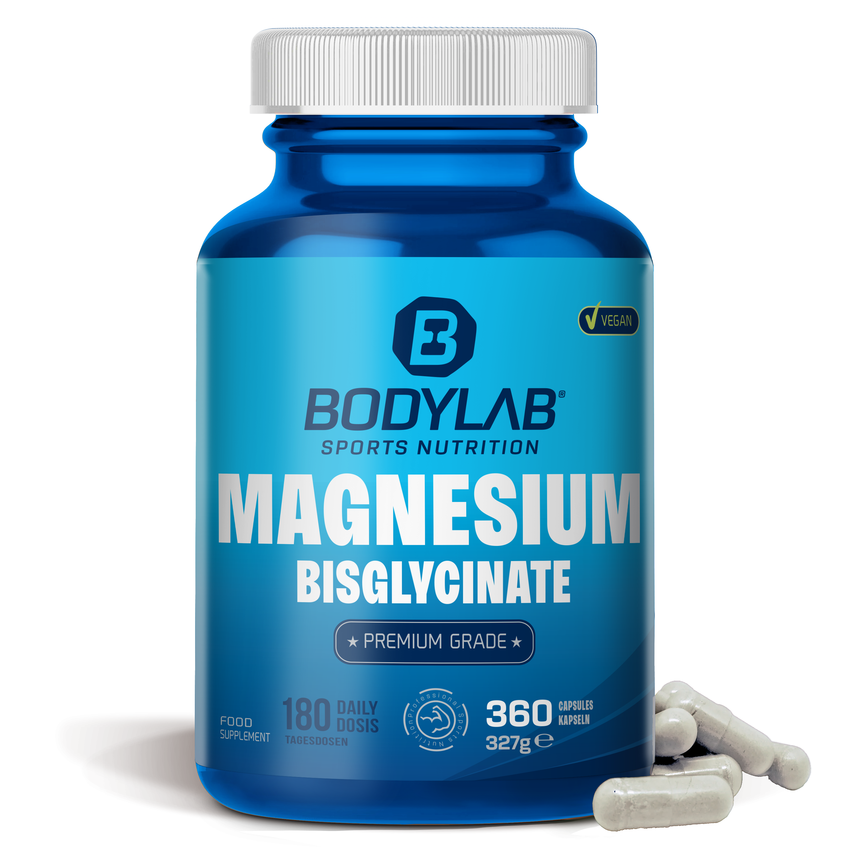 Magnesium Bisglycinate (360 Kapseln)