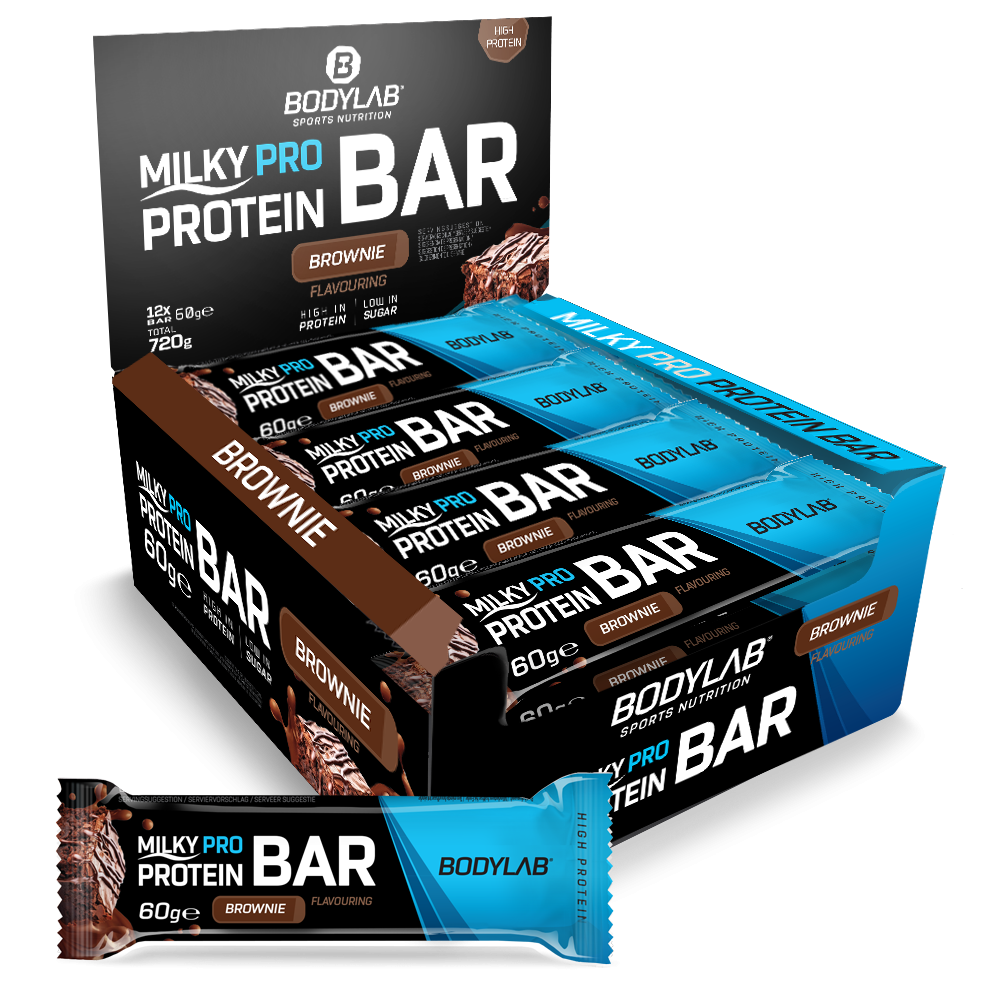 Milky Pro Protein Bar (12x60g) Schokoladen Brownie