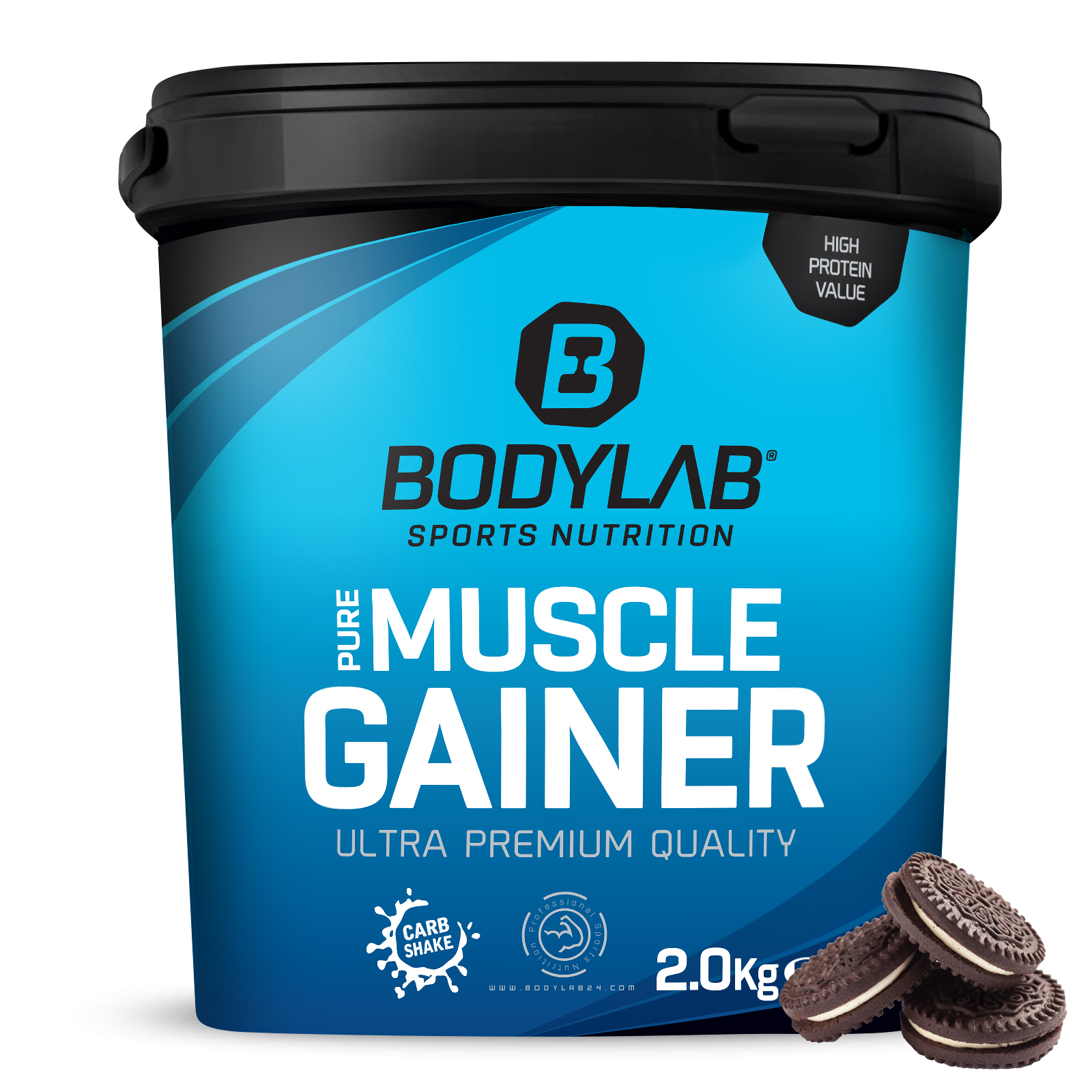 Pure Muscle Gainer (2000g) Cookies & Cream