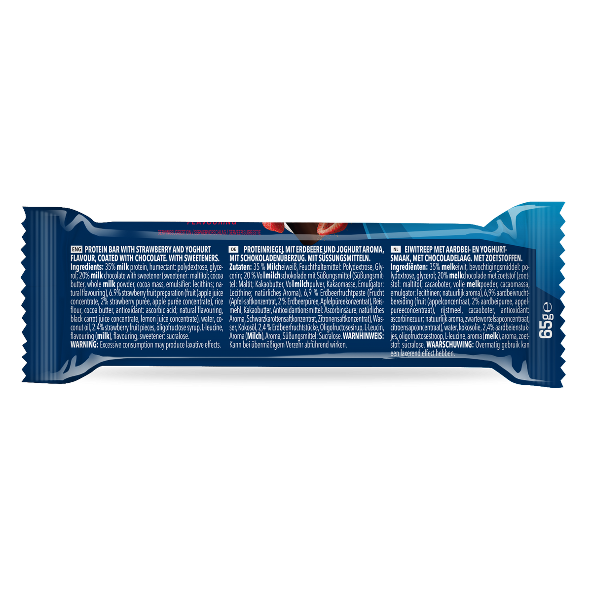 Prime Crunchy Protein Bar - 3g Leucin (12x65g) Strawberry Yoghurt
