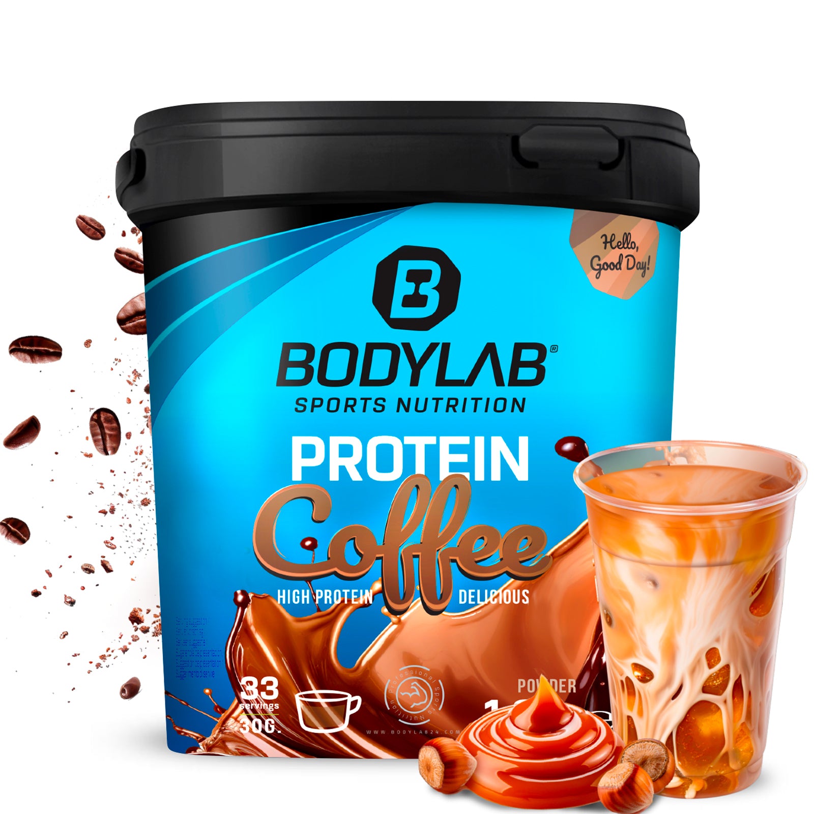 Protein Coffee (1000g) Haselnuss-Caramel