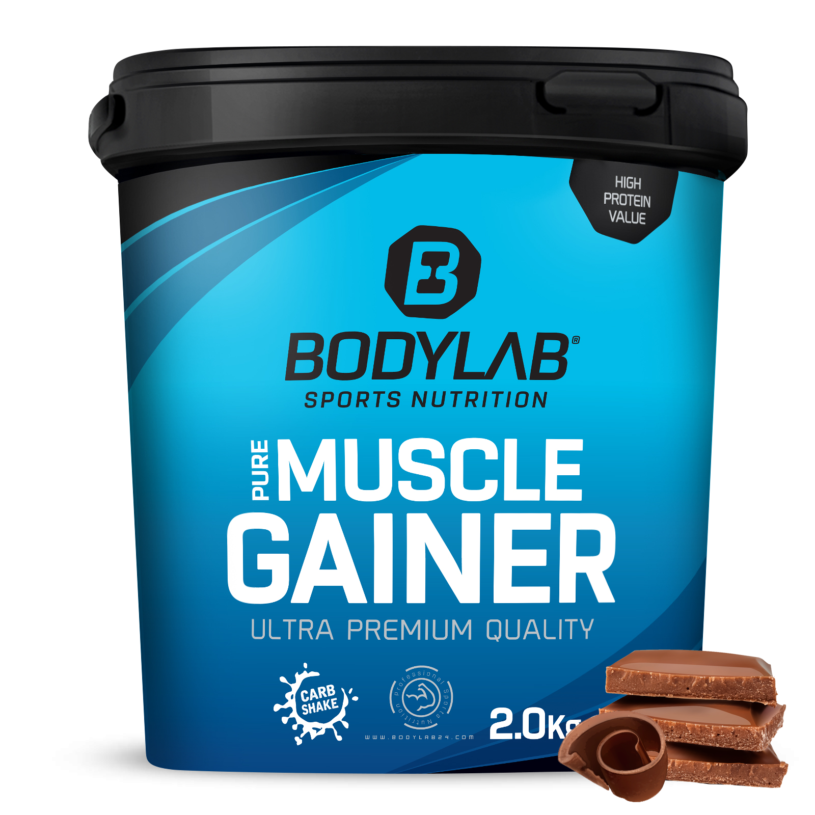 Pure Muscle Gainer (2000g) Schokolade