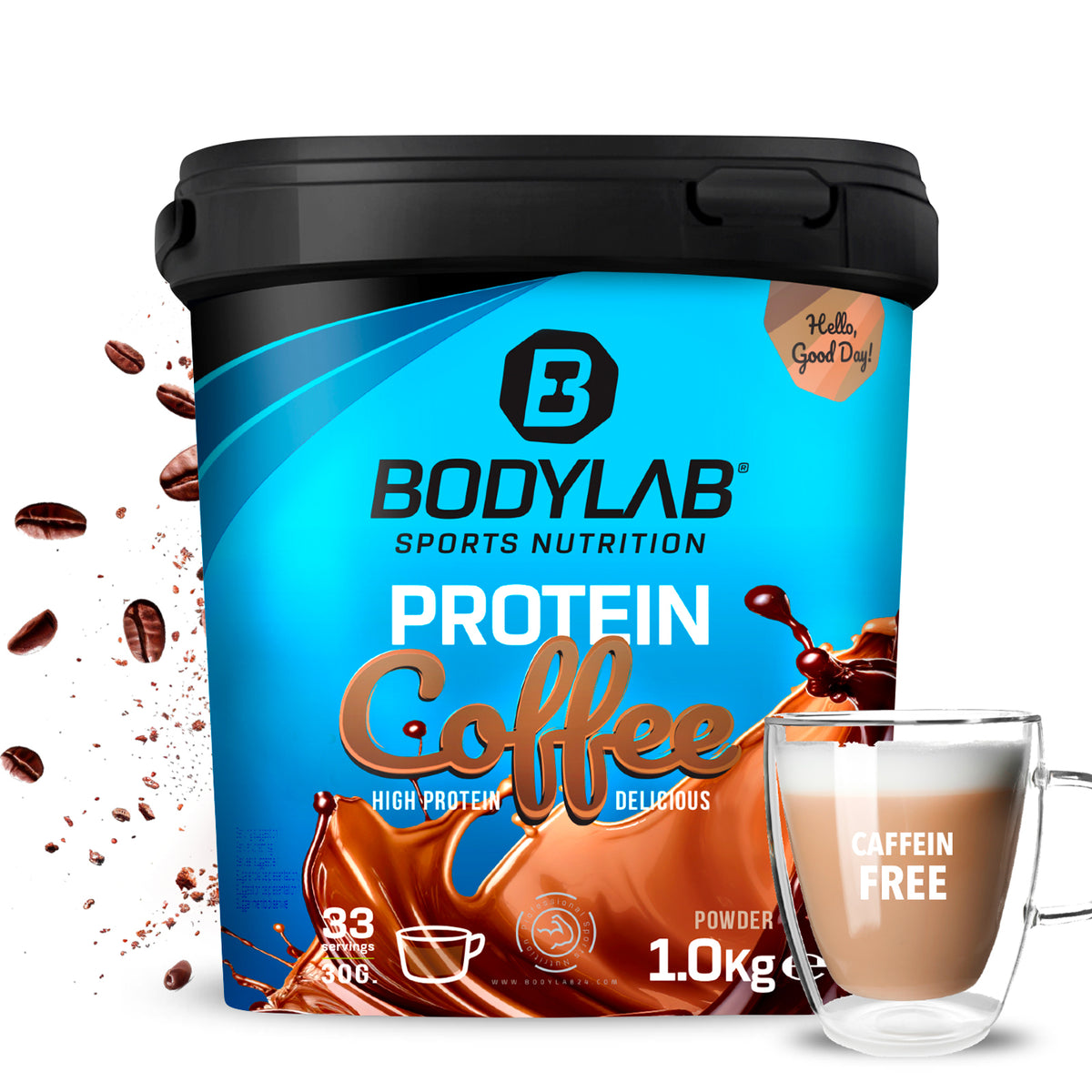 Protein Coffee (1000g) Kaffee-Decafe (entkoffeiniert)