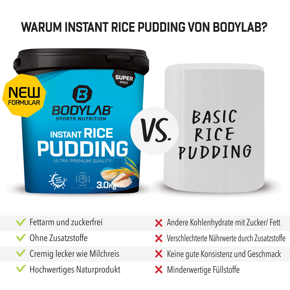 Instant Rice Pudding (3000g) Neutral