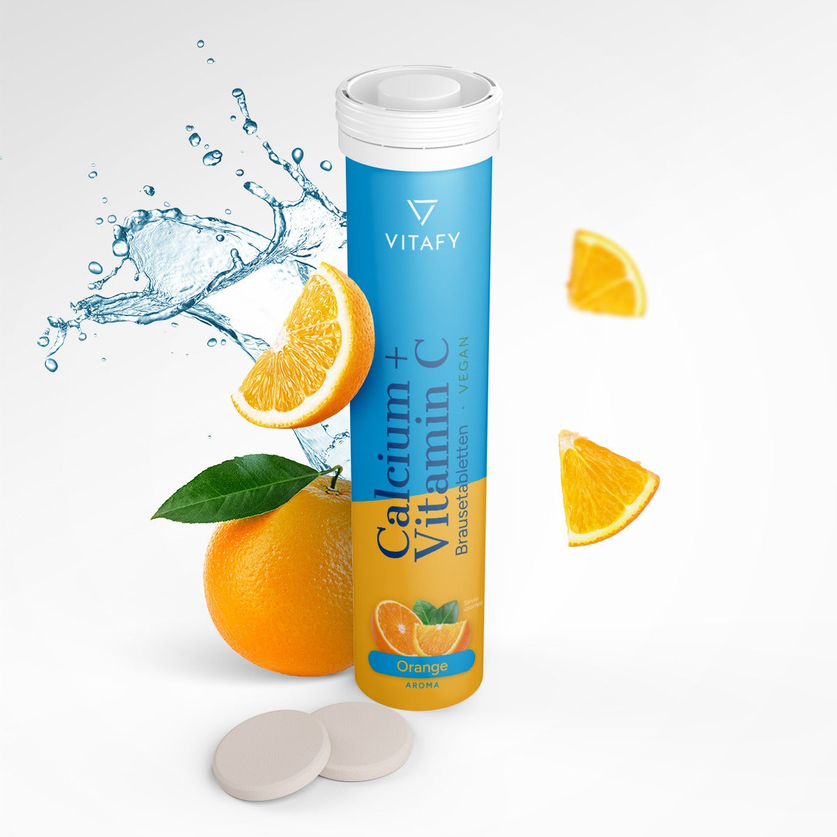 Calcium + Vitamin C - Orange (20 Brausetabletten)